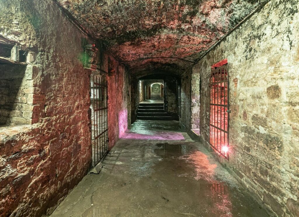 Passageway in South Bridge Vaults Edinburgh 
