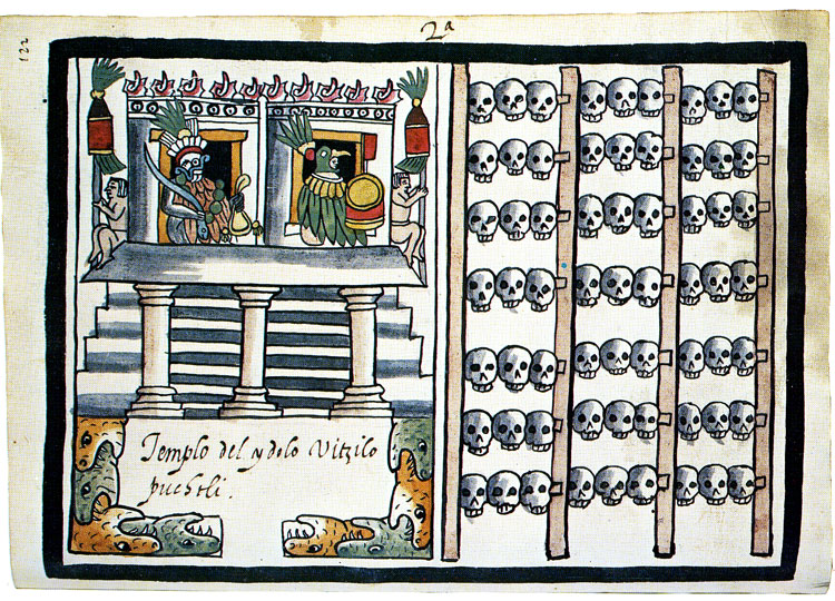 aztec tzompantli mexico city